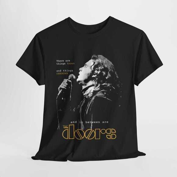 Other - Jim Morrison Rock Tee Unisex Cotton Graphic T-Shirt